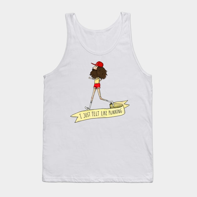 Forrest Gump - I just felt like running Tank Top by Virhayune